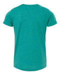 BELLA + CANVAS 3413Y - Teal Triblend - Back
