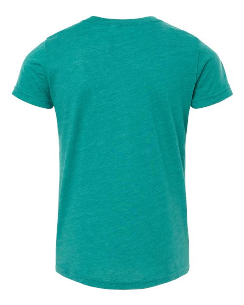 BELLA + CANVAS 3413Y - Teal Triblend - Back
