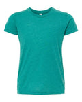 BELLA + CANVAS 3413Y - Teal Triblend - Front