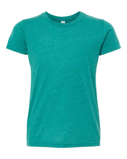 BELLA + CANVAS 3413Y - Teal Triblend - Front