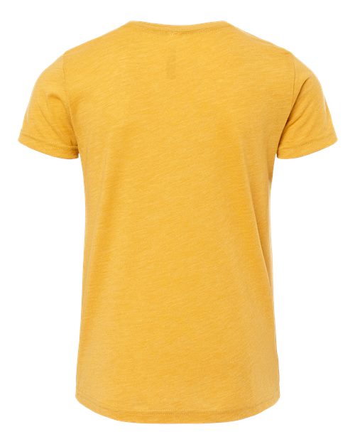 BELLA + CANVAS 3413Y - Mustard Triblend - Back