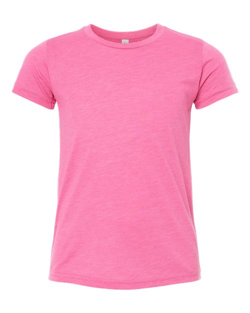 BELLA + CANVAS 3413Y - Charity Pink Triblend - Front