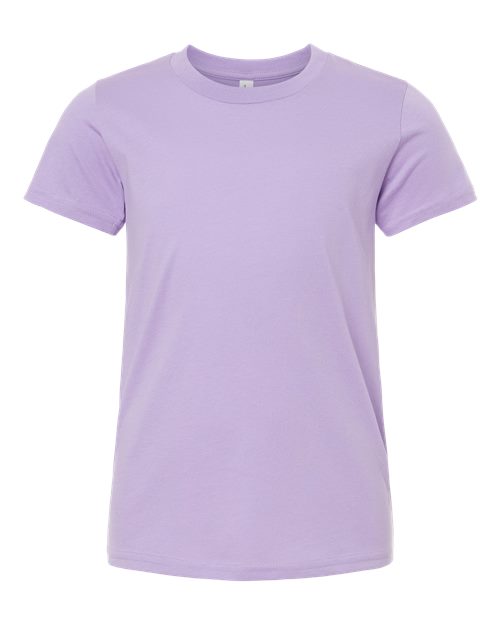 BELLA + CANVAS 3001Y - Dark Lavender - Front