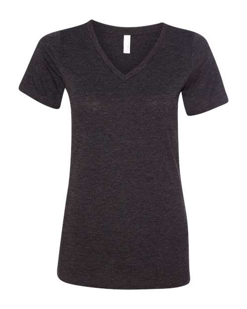 BELLA + CANVAS 6415 - Charcoal Black Triblend - Front