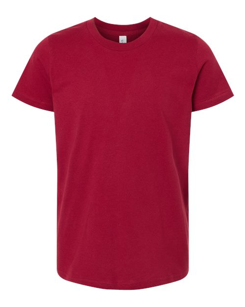 BELLA + CANVAS 3001Y - Cardinal - Front