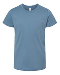 BELLA + CANVAS 3001Y - Steel Blue - Front