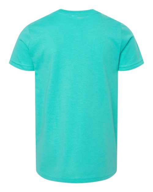 BELLA + CANVAS 3001Y - Teal - Back