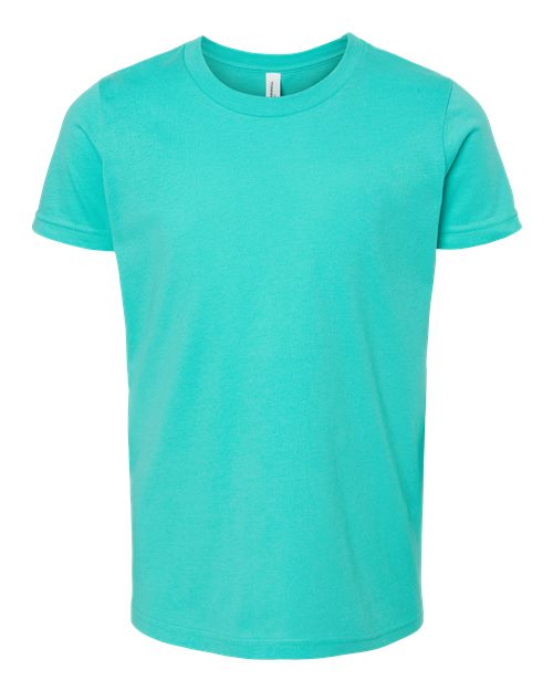 BELLA + CANVAS 3001Y - Teal - Front