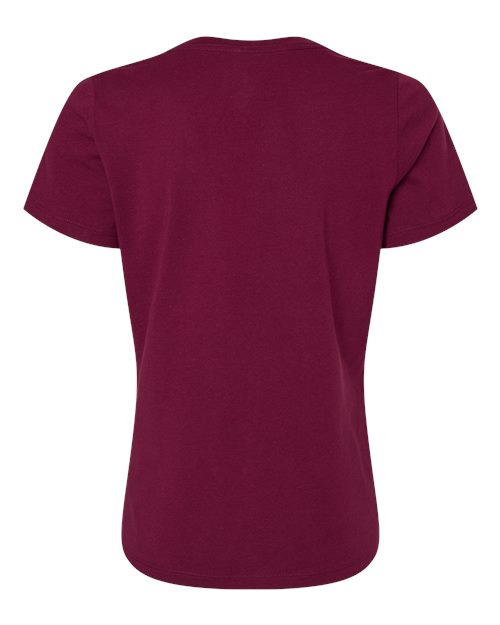 BELLA + CANVAS 6405 - Maroon - Back