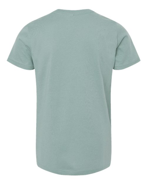 BELLA + CANVAS 3001Y - Dusty Blue - Back
