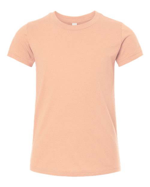 BELLA + CANVAS 3001Y - Peach - Front