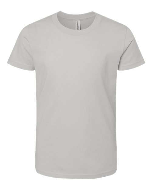 BELLA + CANVAS 3001Y - Solid Athletic Grey - Front