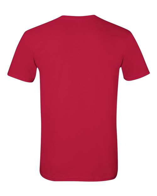 Gildan 64000 - Cherry Red - Back