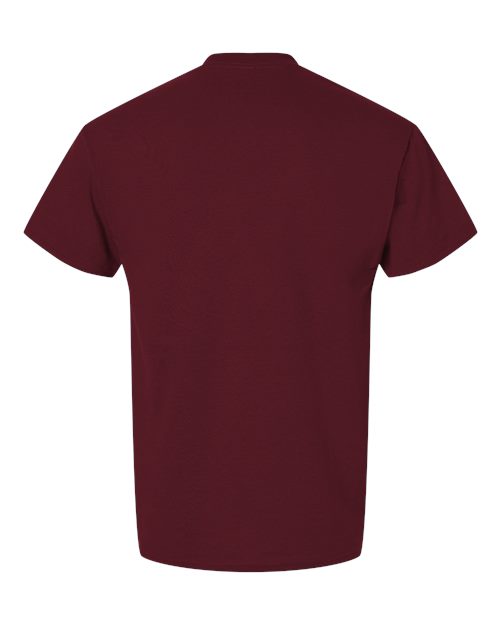 Gildan 8000 - Maroon - Back
