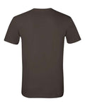 Gildan 64000 - Dark Chocolate - Back