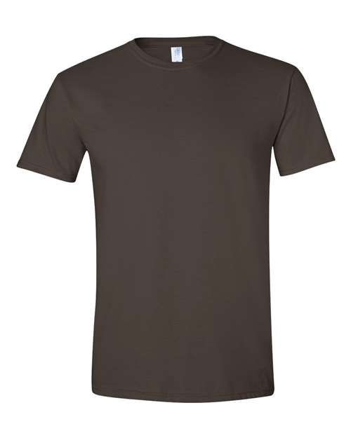 Gildan 64000 - Dark Chocolate - Front
