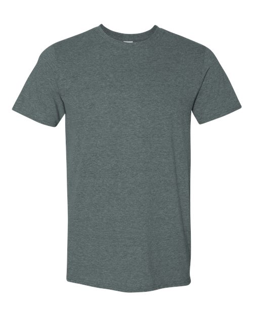 Gildan 64000 - Dark Heather - Front