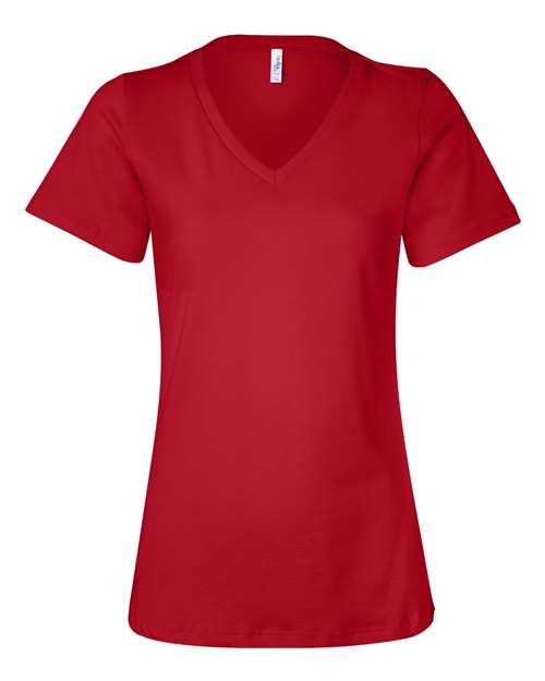 BELLA + CANVAS 6405 - Red - Front