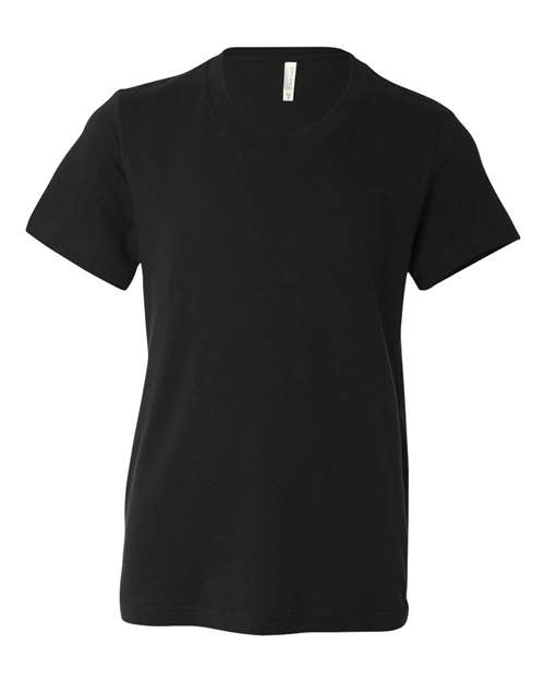 BELLA + CANVAS 3001Y - Black - Front