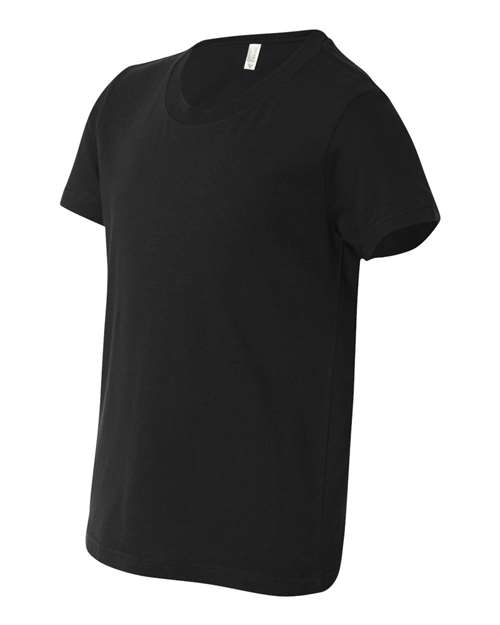 BELLA + CANVAS 3001Y - Black - Side