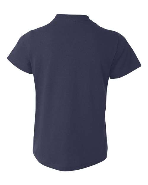 BELLA + CANVAS 3001Y - Navy - Back