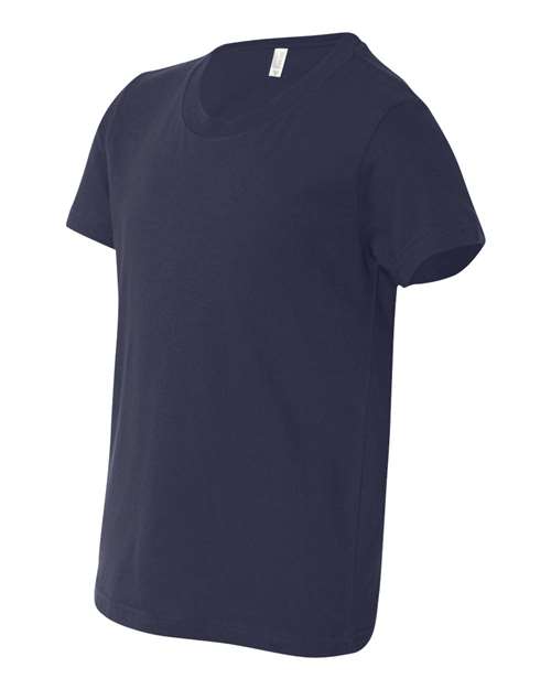 BELLA + CANVAS 3001Y - Navy - Side
