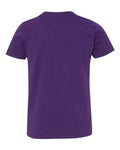 BELLA + CANVAS 3001Y - Team Purple - Back