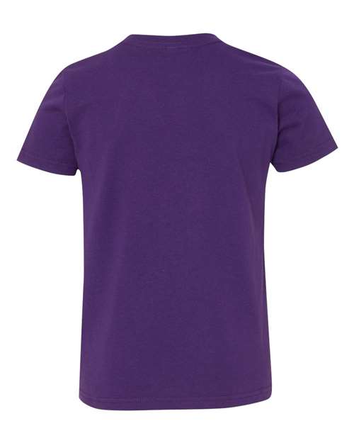 BELLA + CANVAS 3001Y - Team Purple - Back