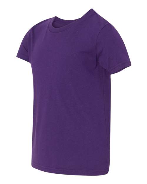 BELLA + CANVAS 3001Y - Team Purple - Side