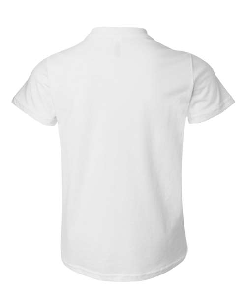 BELLA + CANVAS 3001Y - White - Back