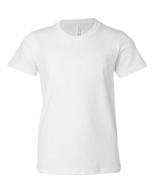 BELLA + CANVAS 3001Y - White - Front