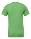 BELLA + CANVAS 3413 - Green Triblend - Back