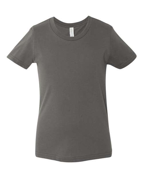 BELLA + CANVAS 3001Y - Asphalt - Front