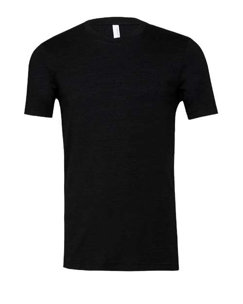 BELLA + CANVAS 3413 - Black Heather Triblend - Front