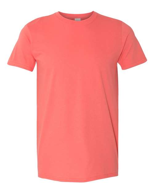 Gildan 64000 - Coral Silk - Front