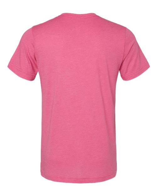 BELLA + CANVAS 3413 - Charity Pink Triblend - Back