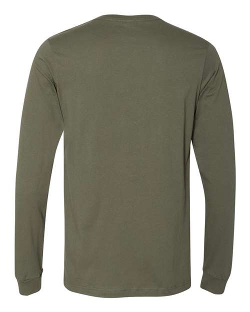 BELLA + CANVAS 3501 - Military Green - Back