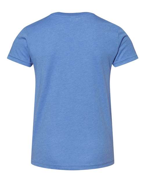 BELLA + CANVAS 3001Y - Columbia Blue - Back