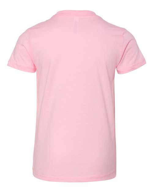 BELLA + CANVAS 3001Y - Pink - Back