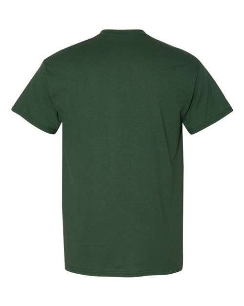 Gildan 8000 - Dark Green - Back