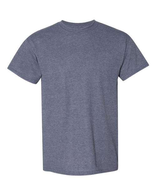 Gildan 8000 - Heather Dark Navy - Front