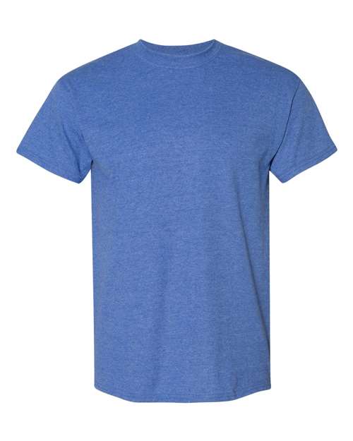 Gildan 8000 - Heather Deep Royal - Front