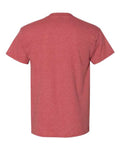Gildan 8000 - Heather Scarlet Red - Back