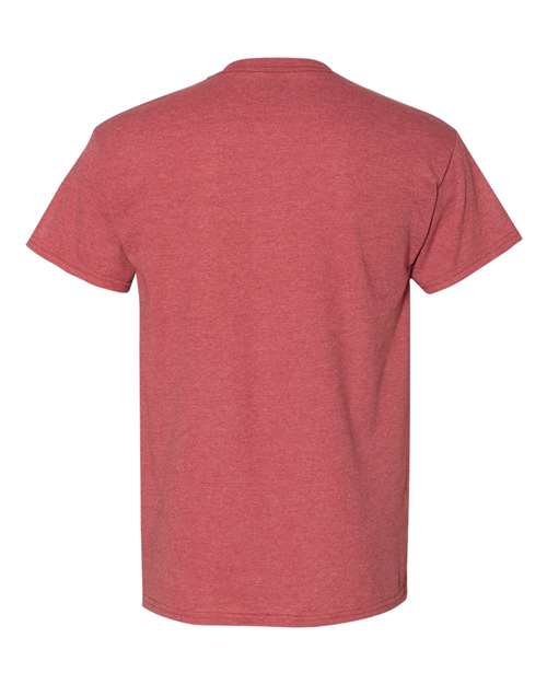 Gildan 8000 - Heather Scarlet Red - Back