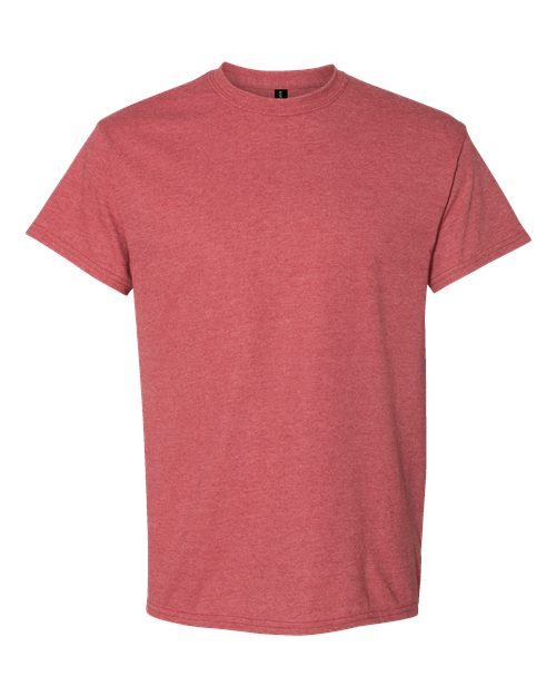 Gildan 8000 - Heather Scarlet Red - Front