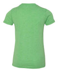 BELLA + CANVAS 3413Y - Green Triblend - Back