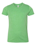 BELLA + CANVAS 3413Y - Green Triblend - Front