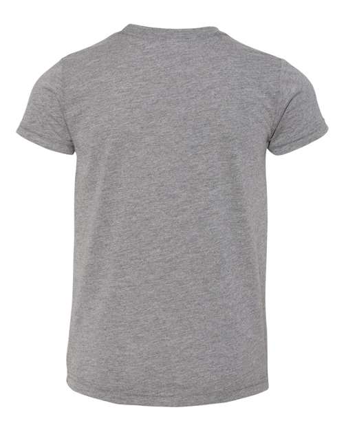 BELLA + CANVAS 3413Y - Grey Triblend - Back