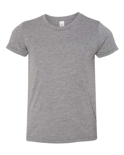 BELLA + CANVAS 3413Y - Grey Triblend - Front