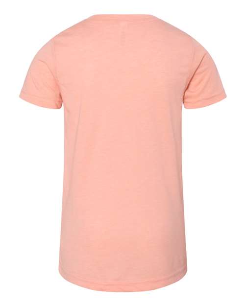 BELLA + CANVAS 3413Y - Peach Triblend - Back
